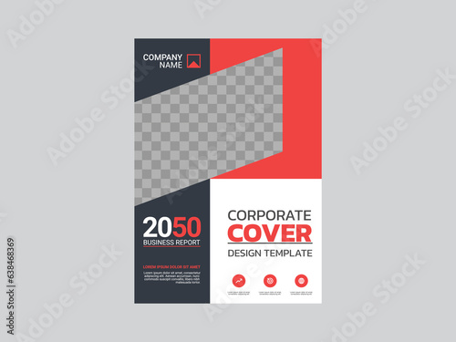 Creative corporate book cover design