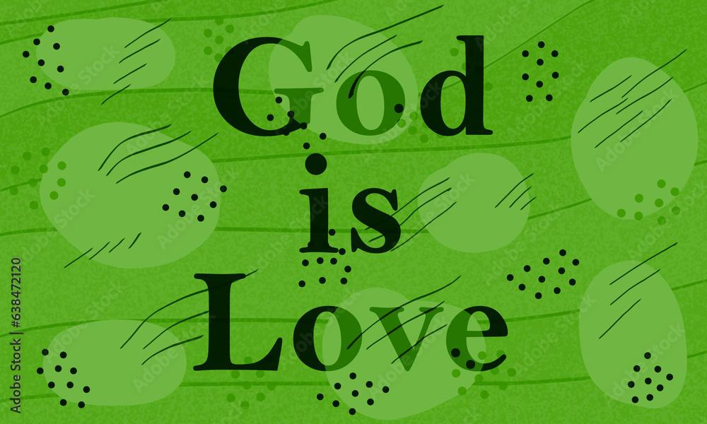 Fototapeta premium God is Love