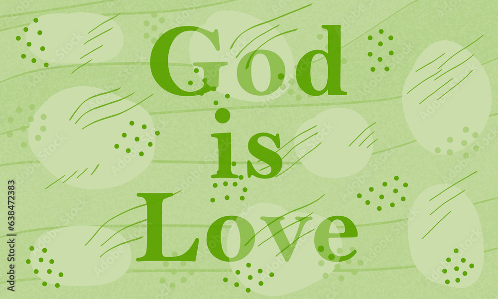 Fototapeta premium God is Love