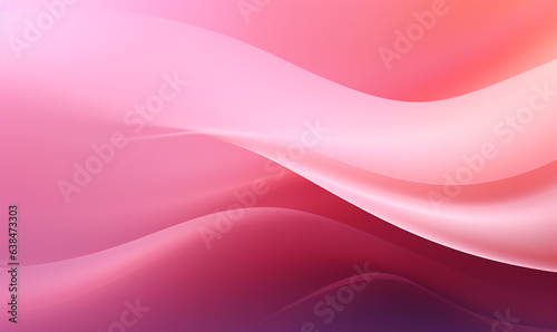 Pink abstract waves on a pink background. Banner for business.