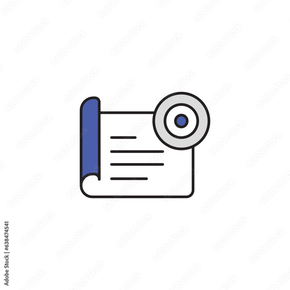 Planning icon design with white background stock illustration Planning icon design with white background stock illustration