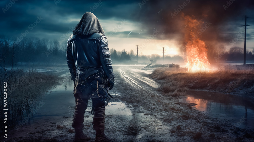 The End of Days. Post-Apocalyptic Nightmare.AI Generated The End of Days. Post-Apocalyptic Nightmare.AI Generated