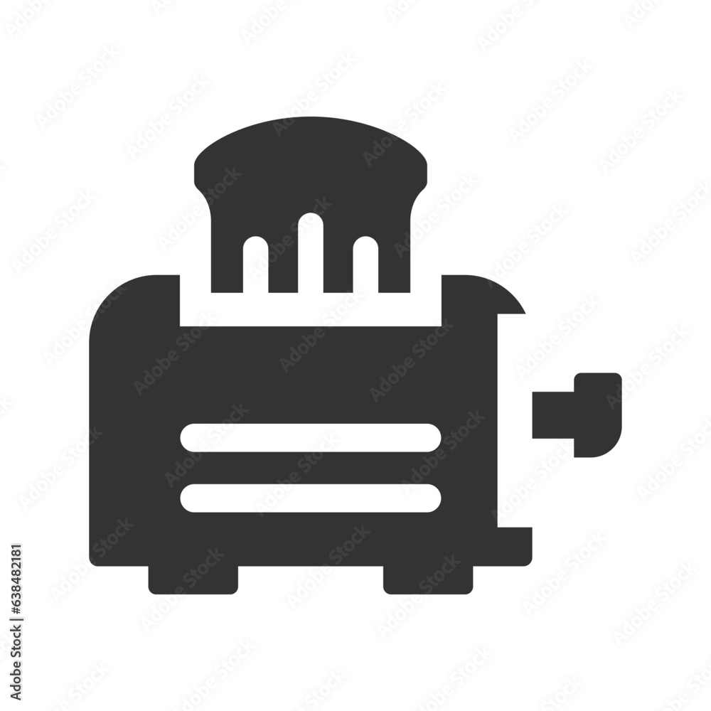 Toaster machine icon Toaster machine icon