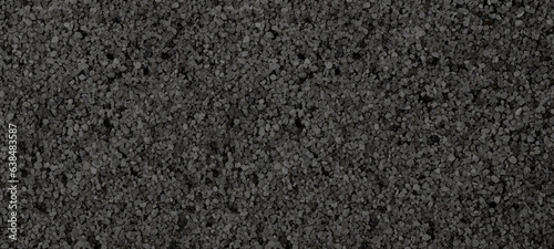 black small rocks ground texture.