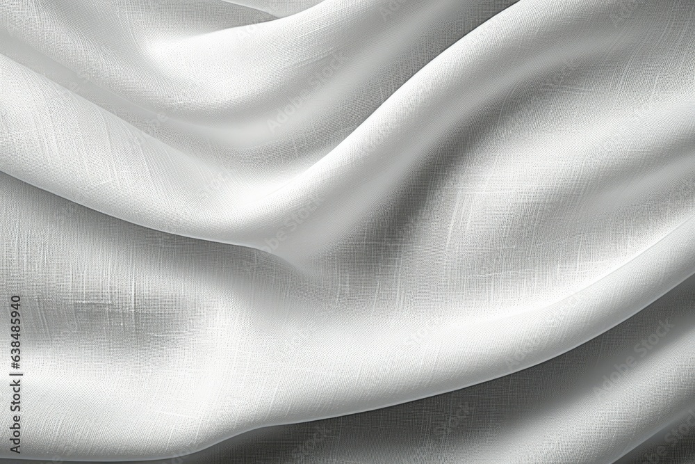 Fototapeta premium Textile cotton linen background. Rough material. Generative AI
