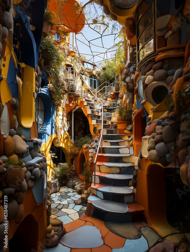 Treppe Hundertwasser photo