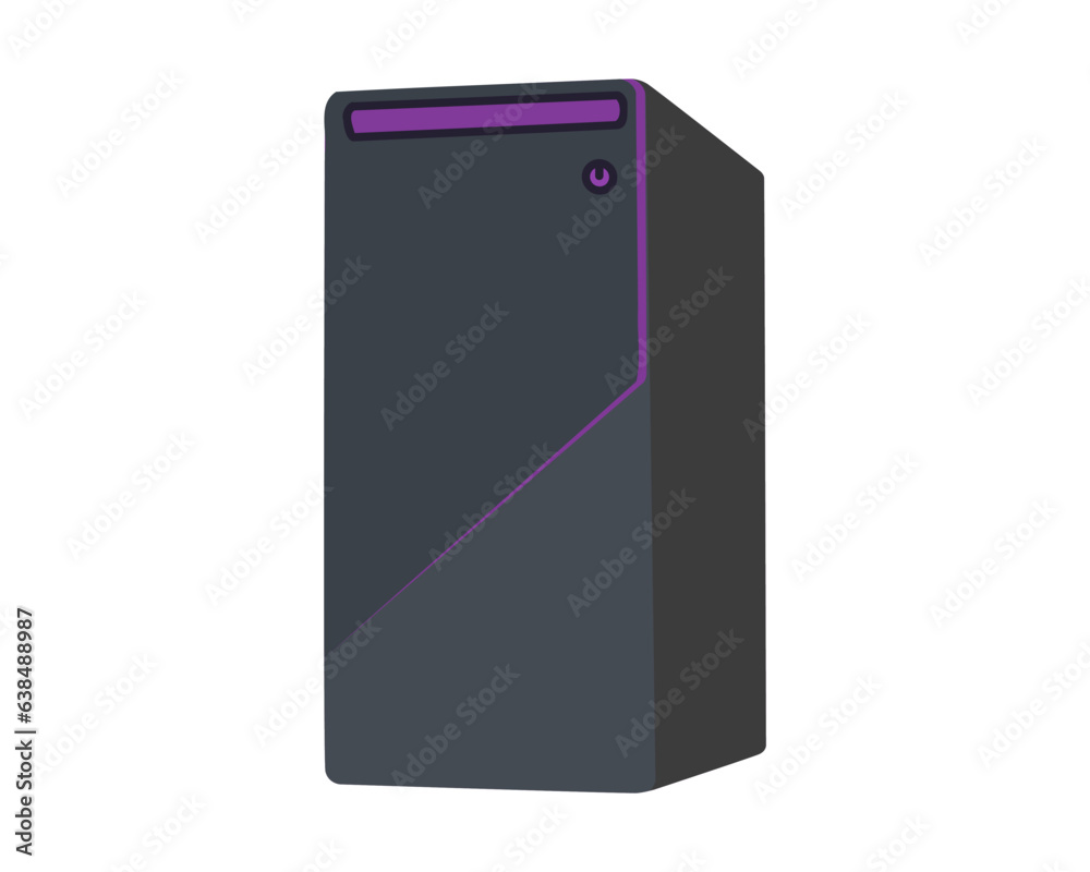 PC desktop, pc case. Sleek and spacious desktop PC case with modern design, optimized airflow, and ample room for components PC desktop, pc case. Sleek and spacious desktop PC case with modern design, optimized airflow, and ample room for components