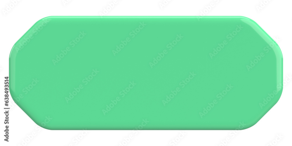 3D button. Empty button. 3D illustration. 3D button. Empty button. 3D illustration.