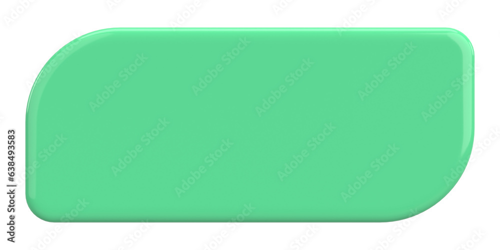 3D button. Empty button. 3D illustration. 3D button. Empty button. 3D illustration.