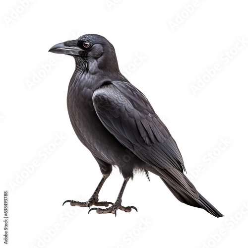 crow on a white background © krit