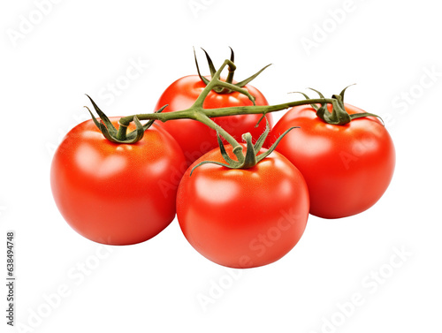 tomatoes isolated on white background