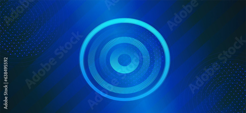 Blue Abstract Technology Circuit Board Background illustration wallpaper