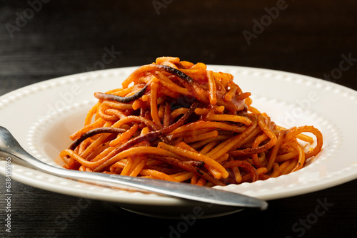 Fotografie 暗殺者のパスタ
“Spaghetti all'assassina“ THE KILLER SPAGHETTI