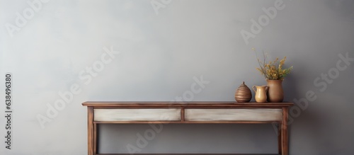 Isolated console table made of wood © HN Works