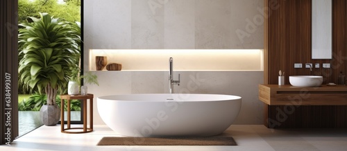 Contemporary and lavish bathroom design