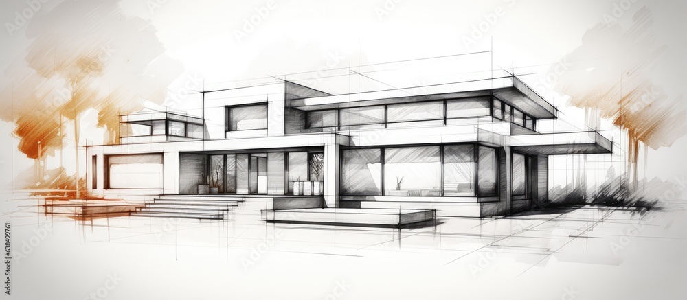 a house sketch design a house sketch design