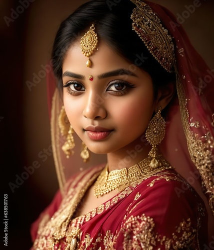 Bangladeshi Bridal Beauty - A Captivating Portrait of Tradition and Elegance
