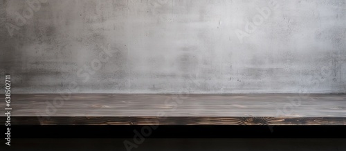 Abstract texture of concrete plaster used as background for wood table or terrace © HN Works