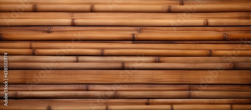 Natural tree produces brown wood texture background Beautiful empty patterns on bamboo wood panel
