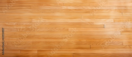 Maple basketball court floor seen from a top perspective © HN Works