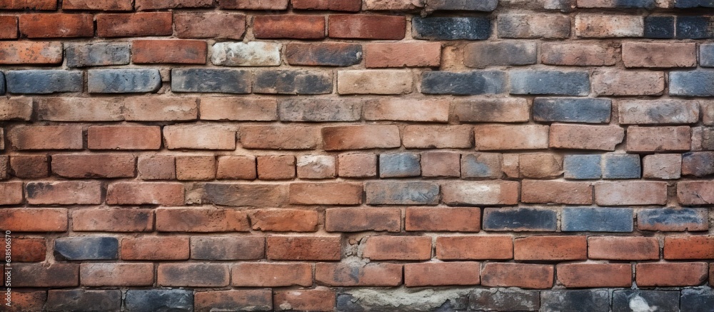 Detailed shot of a brick surface Detailed shot of a brick surface