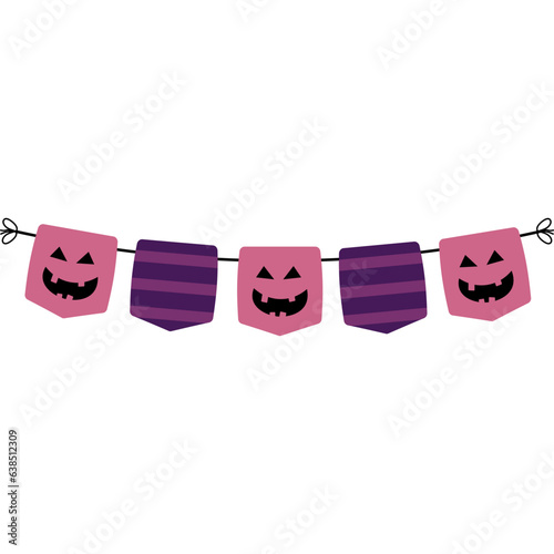 Buntingflag Halloween photo