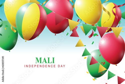 Mali Independence Day background.