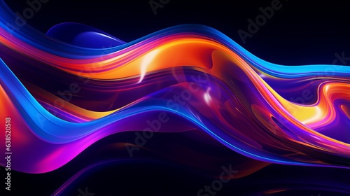 colorful liquid flow backdrop background flow fluid digital splash neon colors dark background