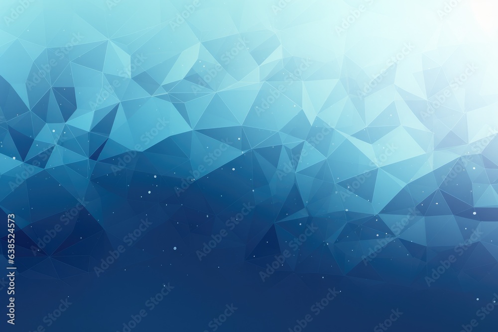 Fototapeta premium a vibrant blue abstract background with overlapping triangles