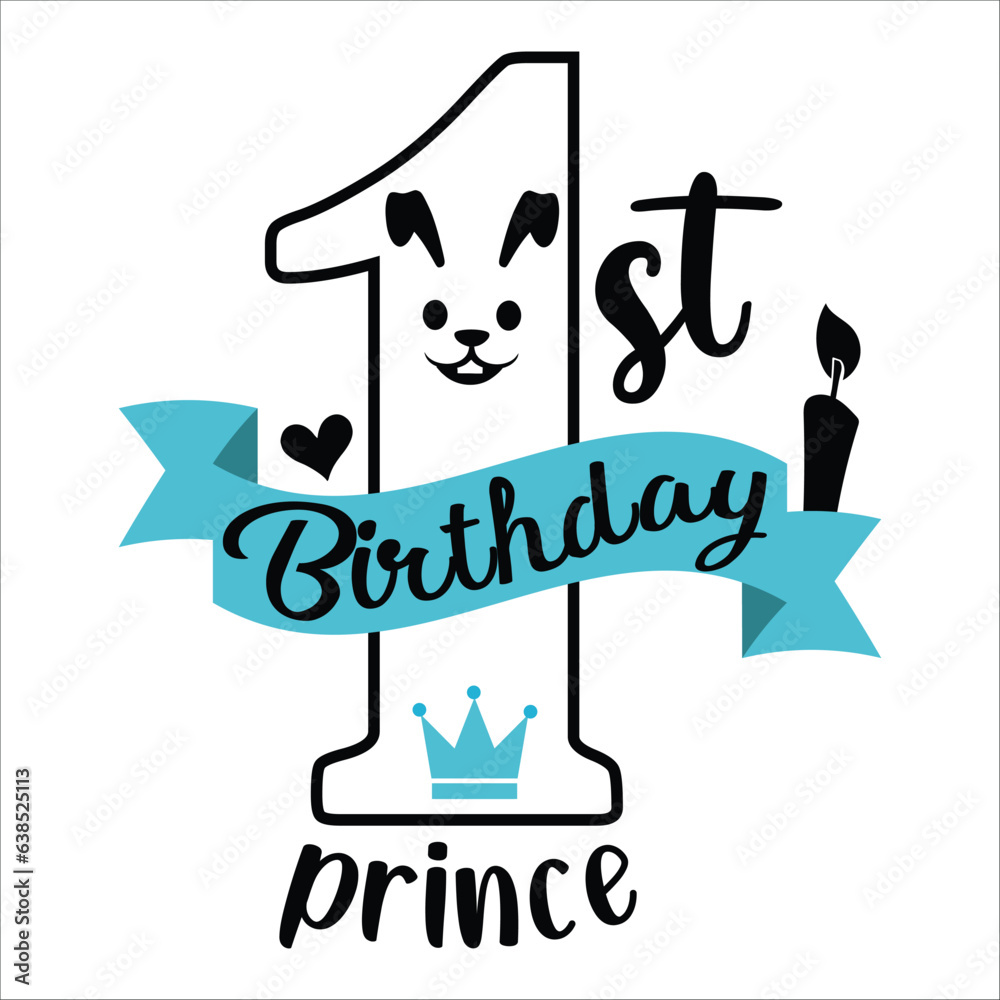 Stylish , fashionable  and awesome birthday quotes typography  illustrator