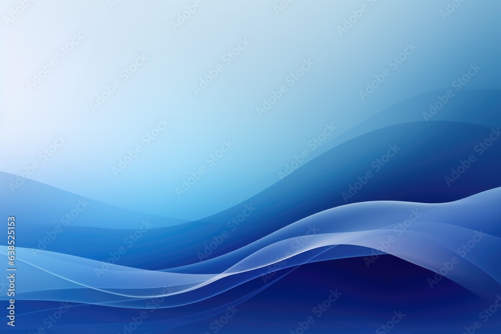 a vibrant blue abstract background with flowing wavy lines
