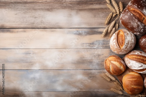 bakery background large copy space - stock picture backdrop