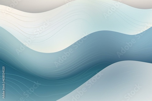 Subtle header with graceful abstract waves in dark gray, teal blue, and light slate gray. Generative AI