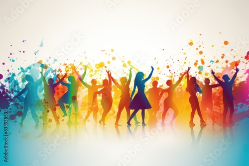 Dancing themed background large copy space - stock picture backdrop