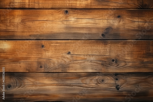 Wooden background or texture with knots and nail holes. Natural pattern