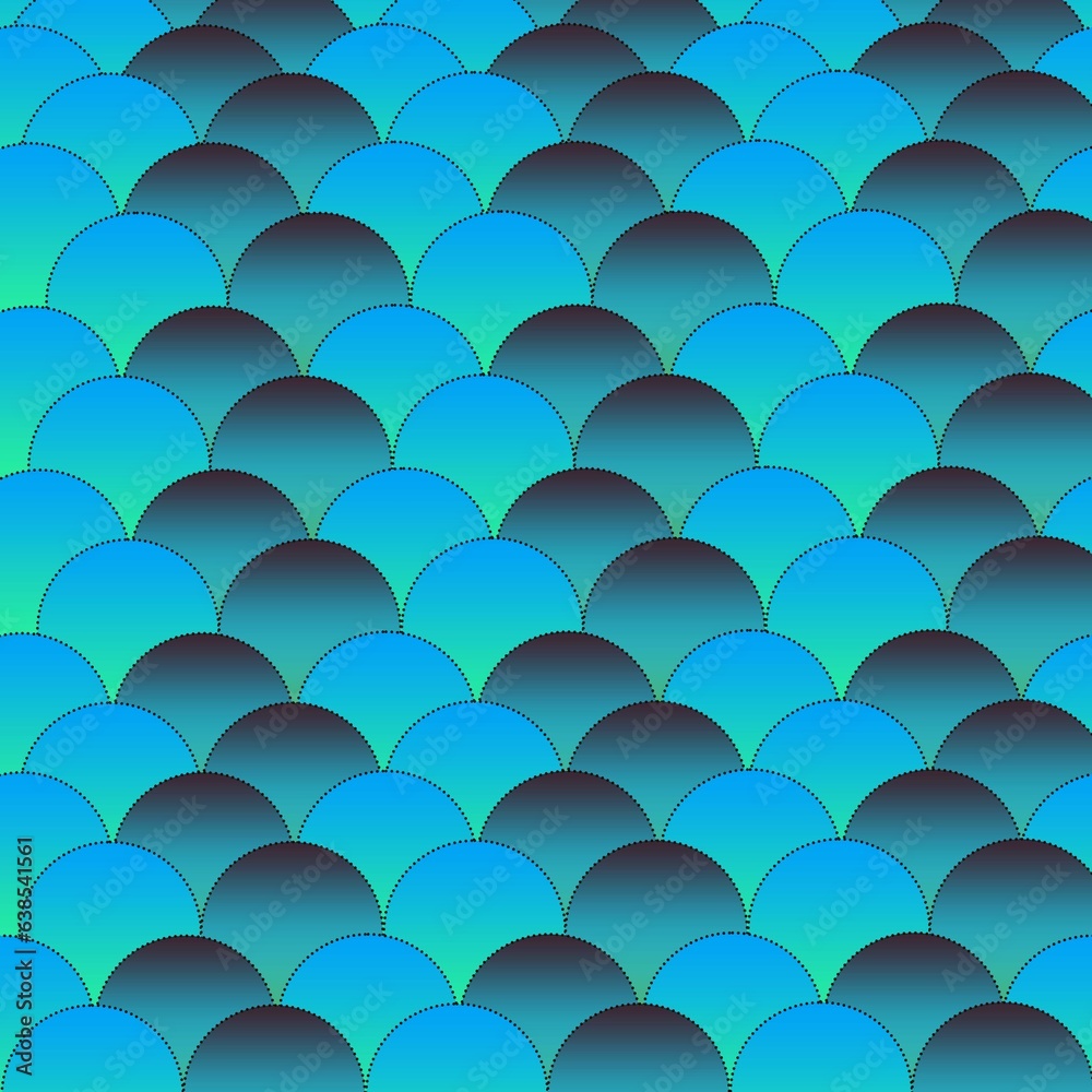 Seamless abstract background with blue circles. Vector illustration. Seamless abstract background with blue circles. Vector illustration.