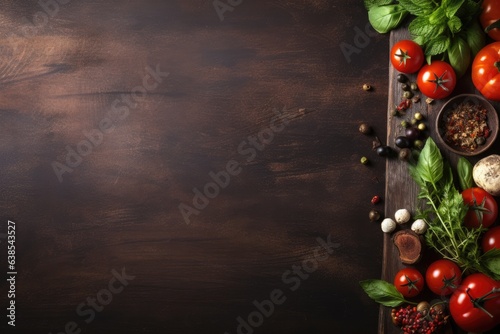Italian restaurant background large copy space - stock picture backdrop
