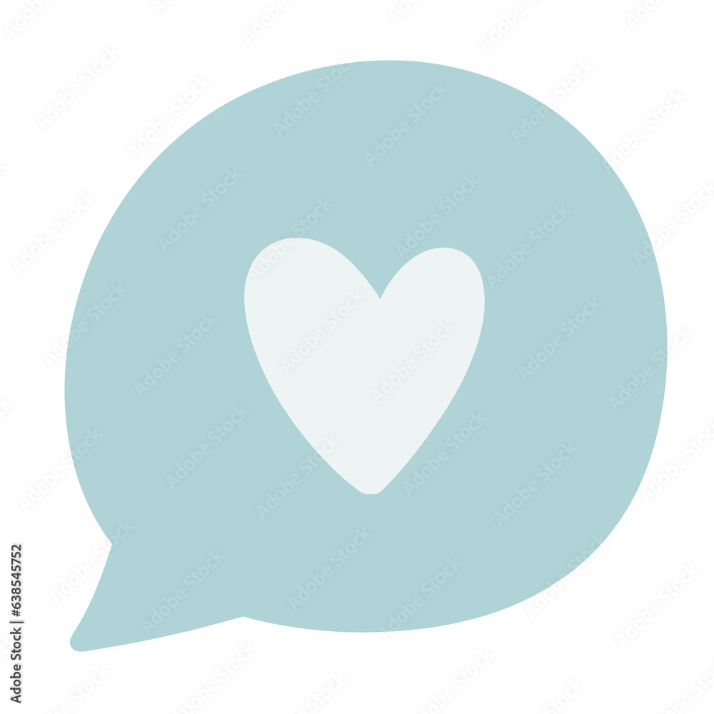 heart with bubble heart with bubble