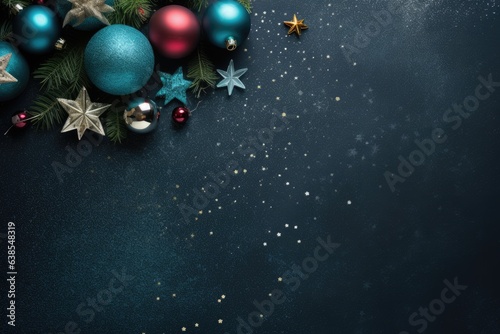 Xmas themed background large copy space - stock picture backdrop