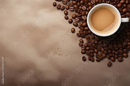 Coffee theme background photo