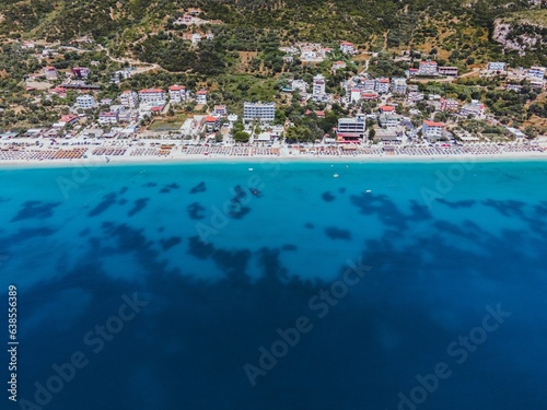 Views of Borsh, Albania by Drone photo