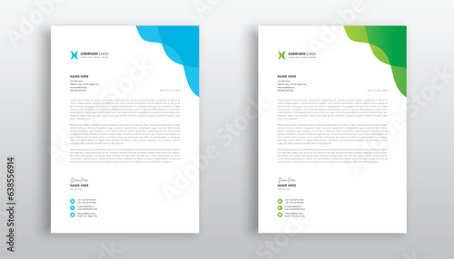 creative and modern business letterhead template