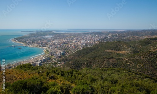 Wallpaper Mural Views of Vlore in Albania Torontodigital.ca