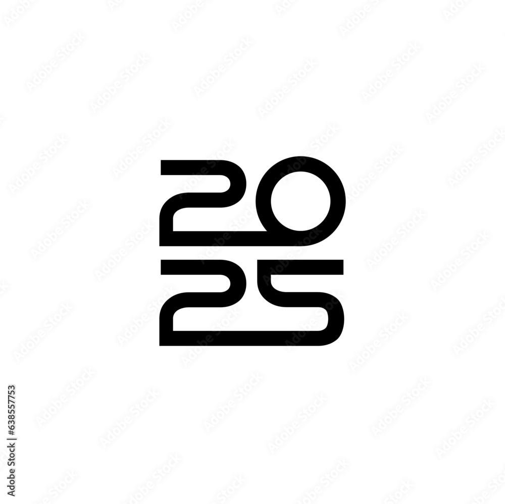 2025 Design Illustration, flat, simple, memorable and eye catching, can use for Calendar Design, Website, News, Content, Infographic, Happy New Year, or Graphic Design Element. Vector Illustration 2025 Design Illustration, flat, simple, memorable and eye catching, can use for Calendar Design, Website, News, Content, Infographic, Happy New Year, or Graphic Design Element. Vector Illustration