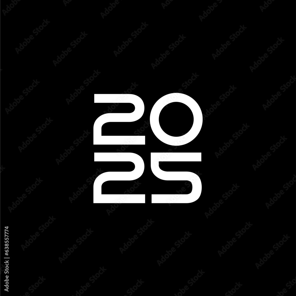 2025 Design Illustration, flat, simple, memorable and eye catching, can use for Calendar Design, Website, News, Content, Infographic, Happy New Year, or Graphic Design Element. Vector Illustration 2025 Design Illustration, flat, simple, memorable and eye catching, can use for Calendar Design, Website, News, Content, Infographic, Happy New Year, or Graphic Design Element. Vector Illustration
