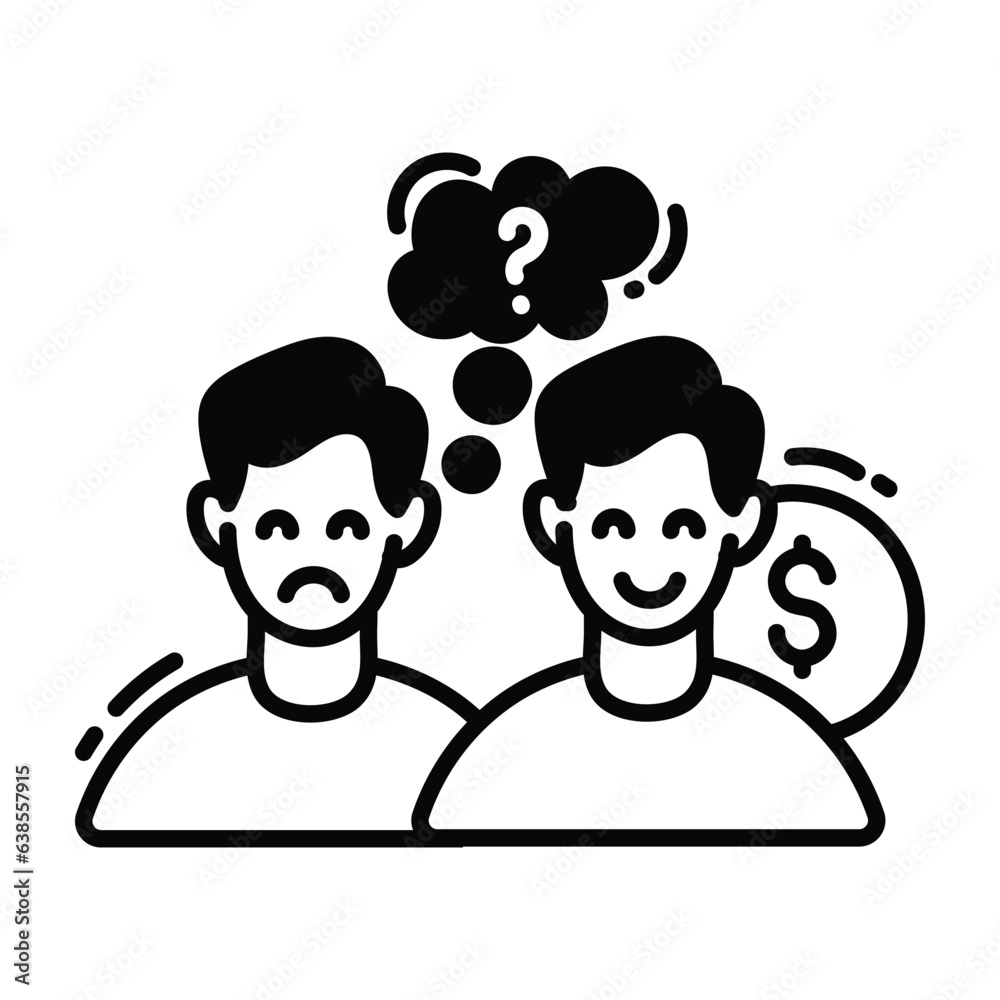 Partnership doodle Icon Design illustration. Business Symbol on White background EPS 10 File Partnership doodle Icon Design illustration. Business Symbol on White background EPS 10 File
