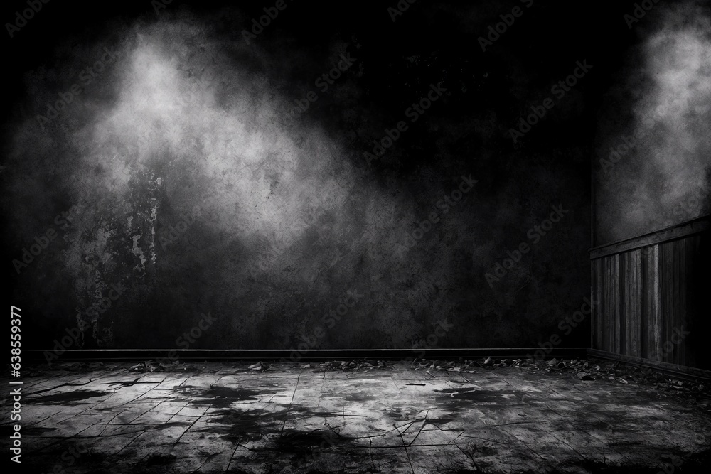 black and white grunge dusty texture background - obrazy, fototapety, plakaty 
