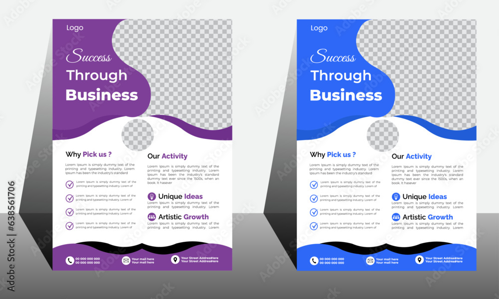 Corporate business flyer template design set with blue, red, green, and yellow colors. marketing, business proposal, promotion, advertise, publication, cover page. new digital marketing flyer set. Corporate business flyer template design set with blue, red, green, and yellow colors. marketing, business proposal, promotion, advertise, publication, cover page. new digital marketing flyer set.