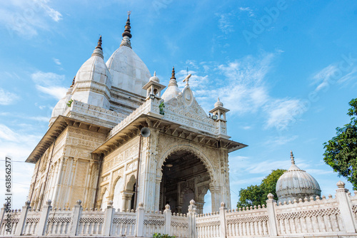 Picture of Navlakha Palace, also known as Rajnagar Palace, is a royal Brahmin palace in the town of Rajnagar. The palace was built by Maharaja Rameshwar Singh of Darbhanga. photo