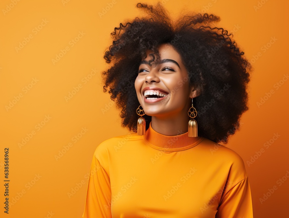 Beautiful black woman portrait, generative ai Beautiful black woman portrait, generative ai